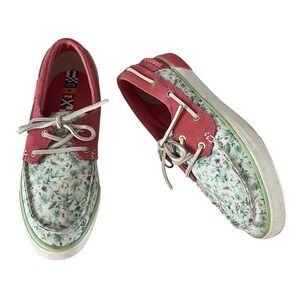 Helly Hansen Boat Shoes Floral Print Deck Shoes‎ Comfort Casual Size 8